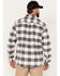 Image #4 - Hawx Men's Buffalo Plaid Print Flannel Work Shirt, Charcoal, hi-res