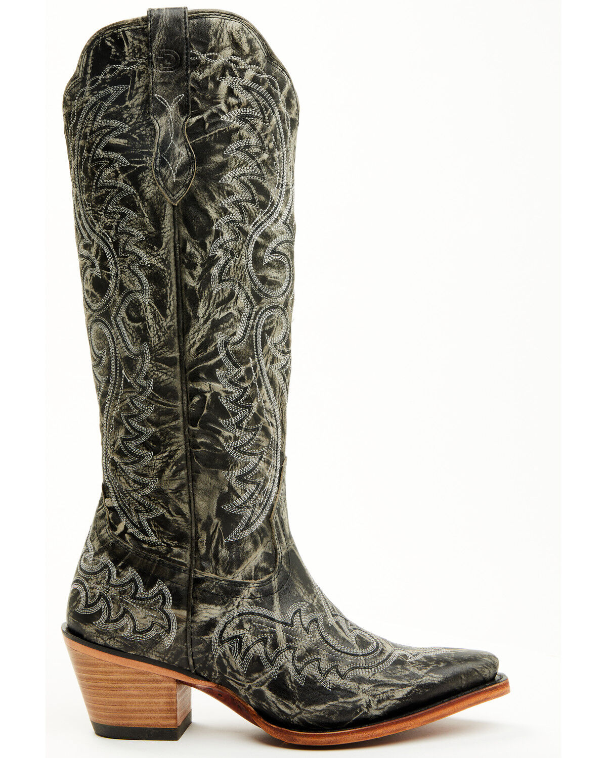 Image #2 - Durango Women's Crush Tall Western Boots - Snip Toe, Grey, hi-res