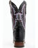 Dan Post Women's Back Cut Python Exotic Western Boot - Broad Square Toe, Black, hi-res