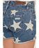 Image #4 - Rock & Roll Denim Girls' Medium Wash Denim Star Print Shorts, Medium Wash, hi-res