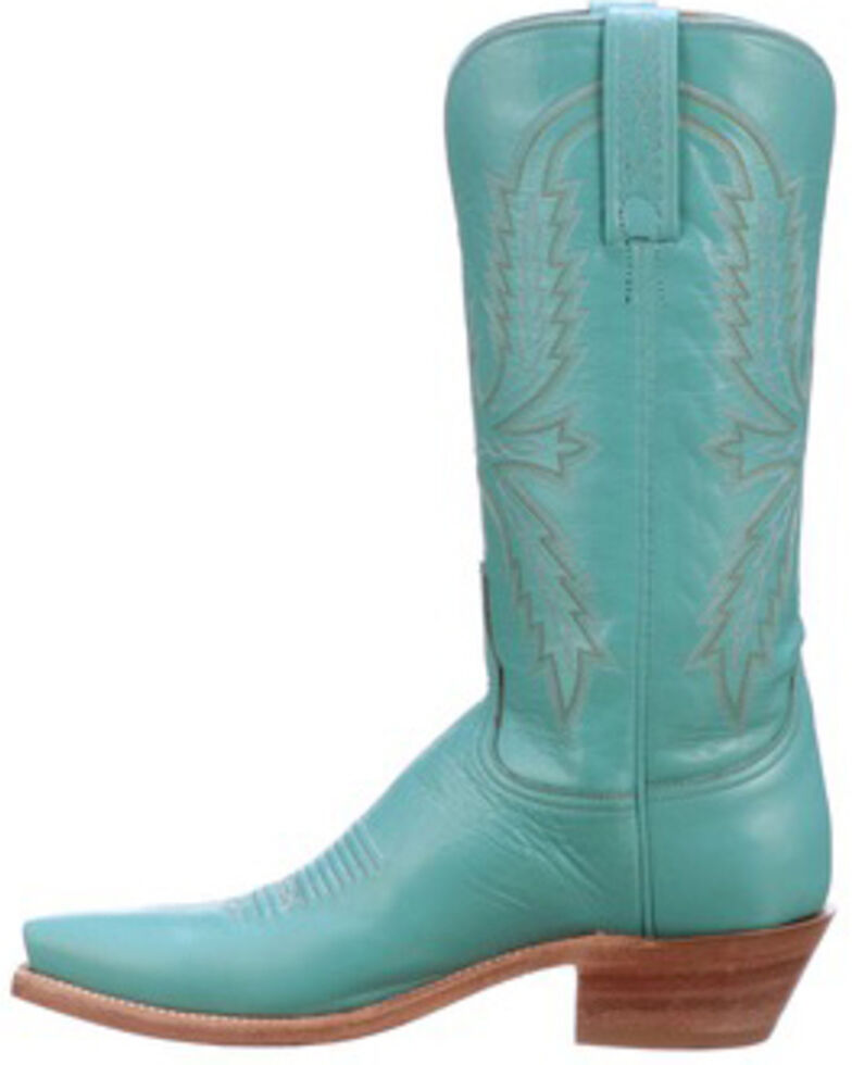 Lucchese Women's Savannah Western Boots - Snip Toe, Turquoise, hi-res