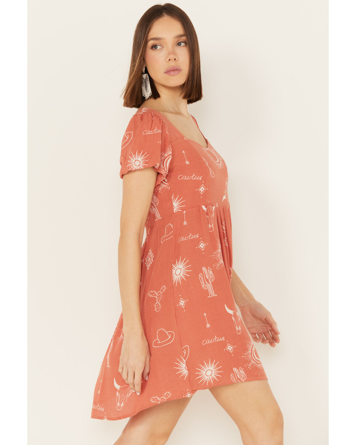 Image #2 - Wild Moss Women's Novelty Print Mini Dress, , hi-res