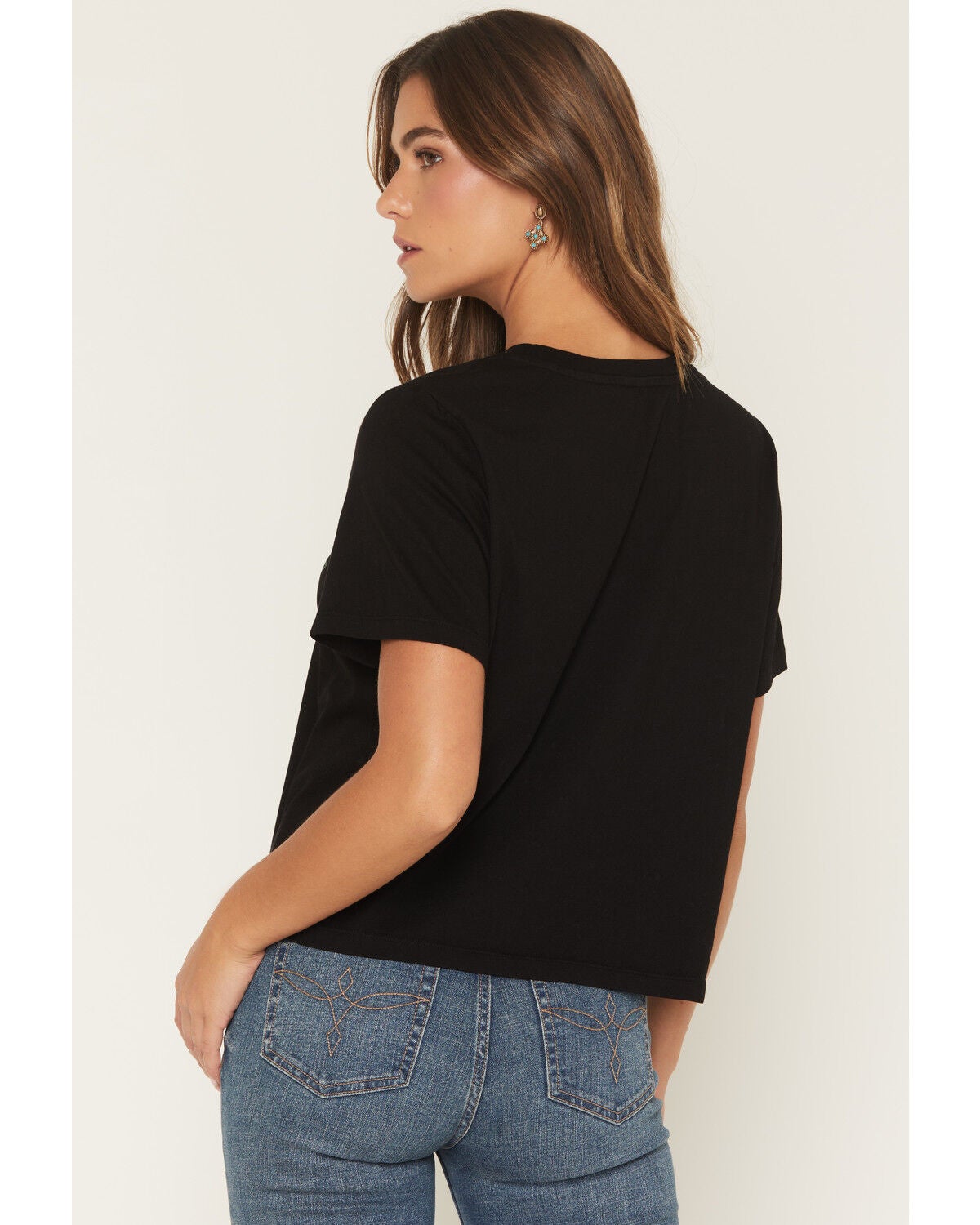 Image #4 - Coors Women's Steer Head Puff Short Sleeve Graphic Tee, Black, hi-res