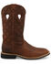 Image #2 - Twisted X Boys' Top Hand Western Boots - Broad Square Toe, Brown, hi-res