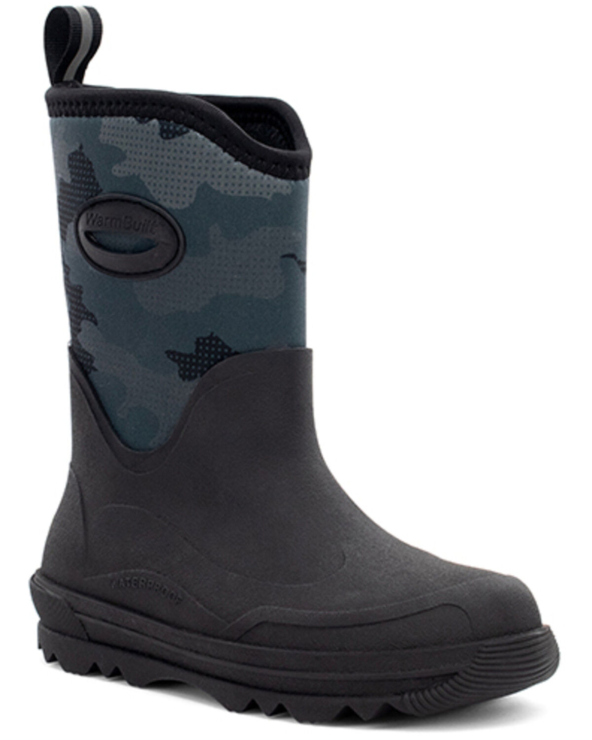 Image #1 - Western Chief Boys' Traverse Neoprene Cold Weather Boots, Black, hi-res
