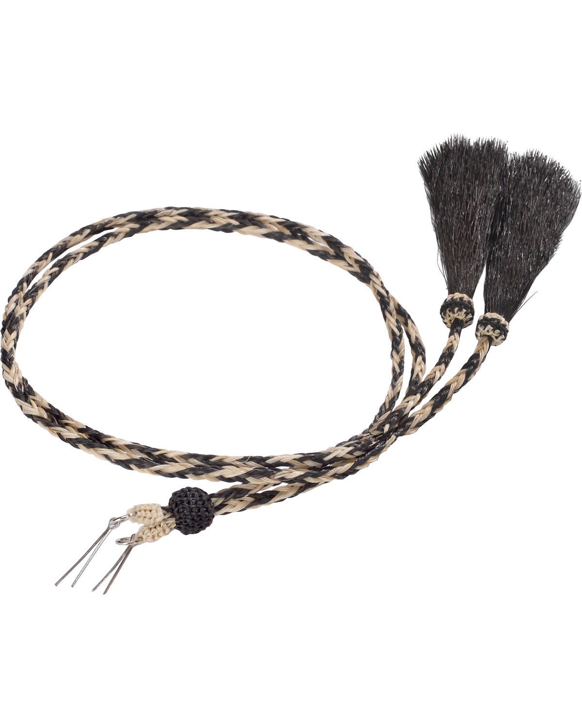 Cody James Men's Braided Stampede String Hat Chin Strap, Black, hi-res