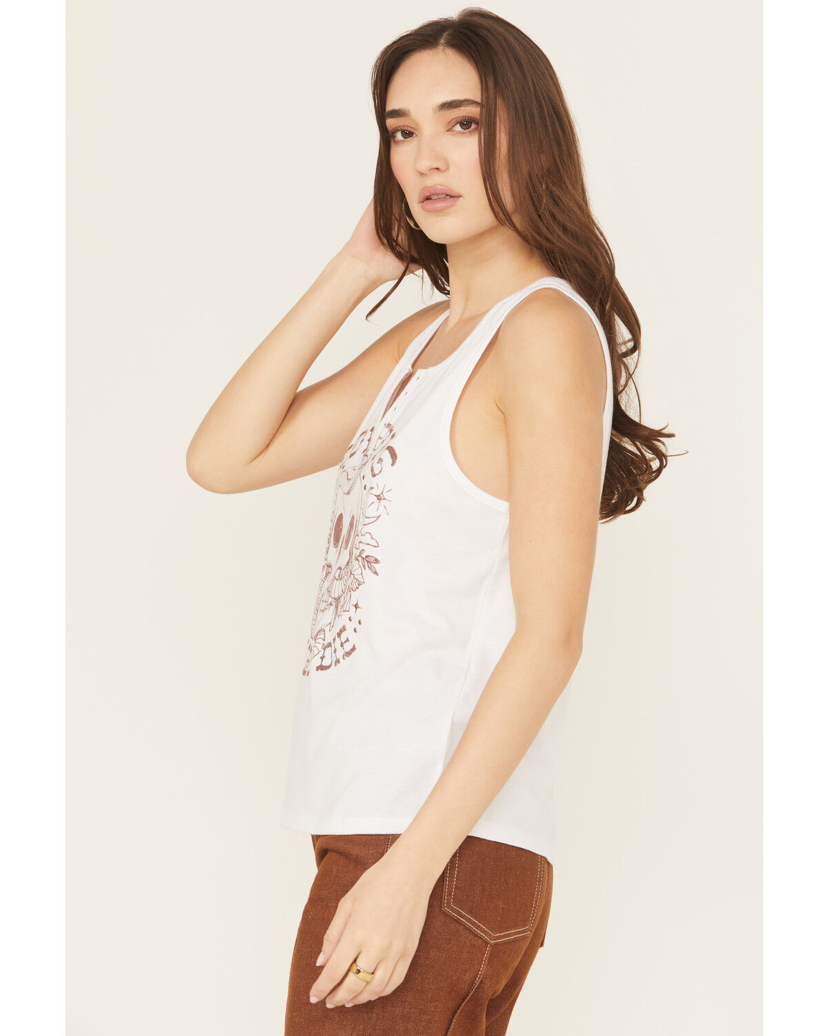 Image #2 - White Crow Women's Cowboys Never Die Tank, White, hi-res