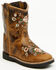Image #1 - Shyanne Toddler Girls' Little Bitty Masie Western Boots - Broad Square Toe, Brown, hi-res
