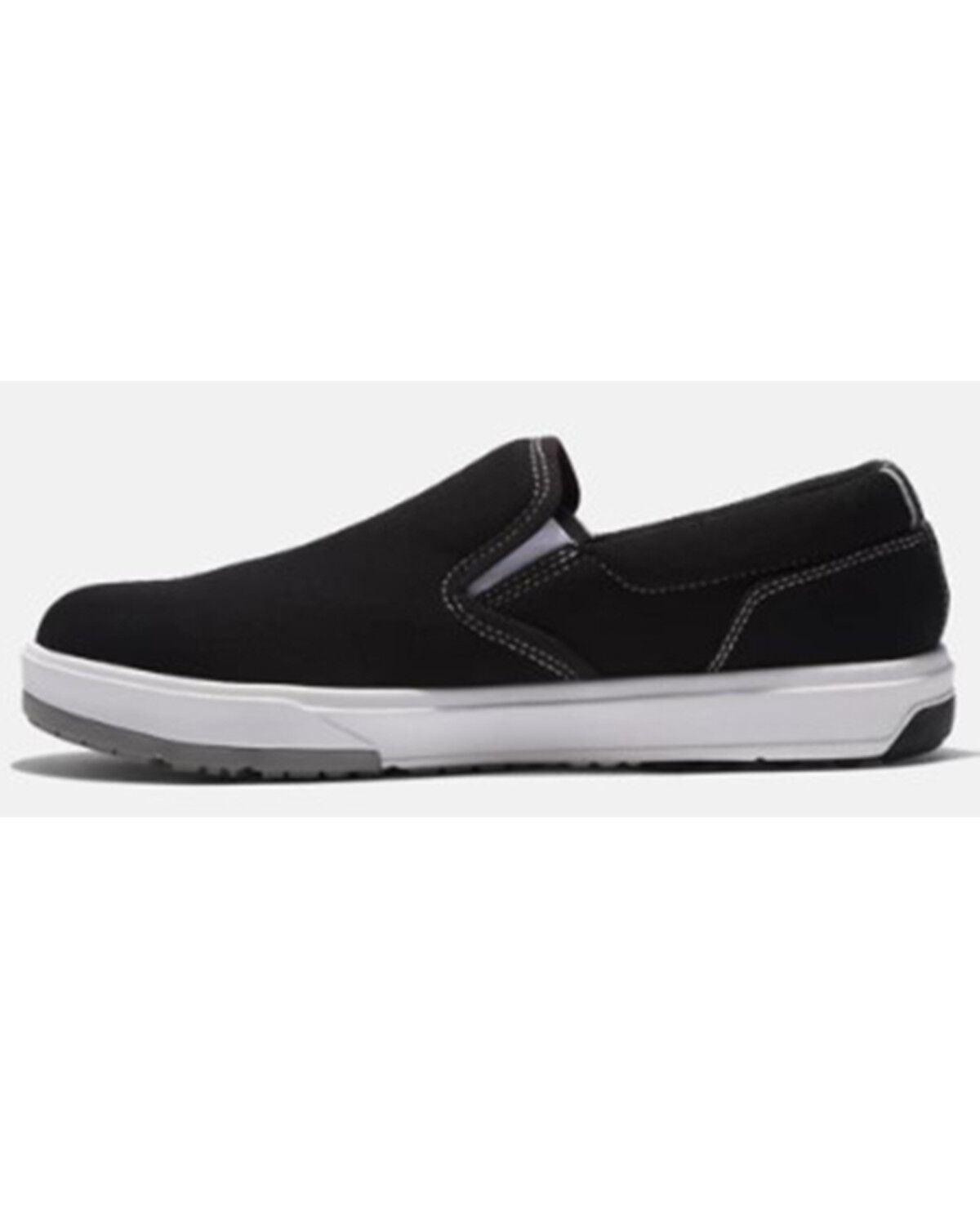 Image #3 - Timberland PRO Men's Berkley Slip-On Work Shoes - Composite Toe, Black/white, hi-res