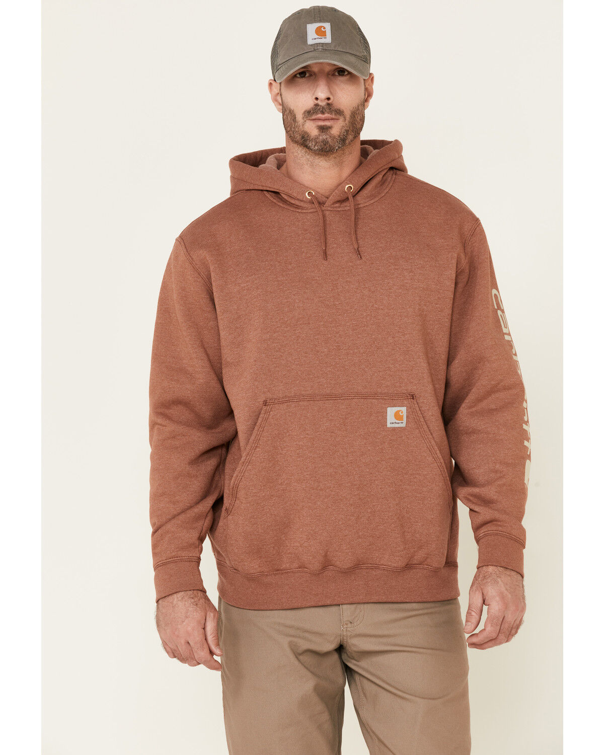 light brown carhartt hoodie