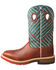 Image #3 - Twisted X Men's CellStretch Western Work Boots - Alloy Toe, Cognac, hi-res