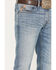 Image #2 - Ariat Men's M4 Orleans Abel Light Wash Stretch Relaxed Straight Jeans - Big , Blue, hi-res