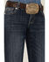 Image #2 - Stetson Women's 214 Trouser Flare Jeans, Blue, hi-res