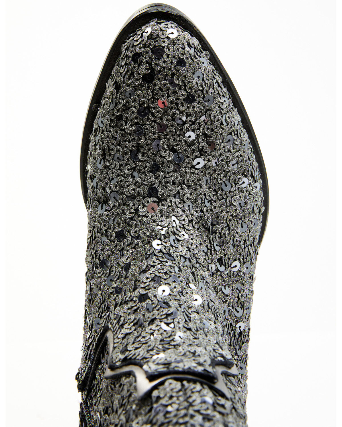 Image #6 - Shyanne Women's Dolly Western Booties - Round Toe, Silver, hi-res