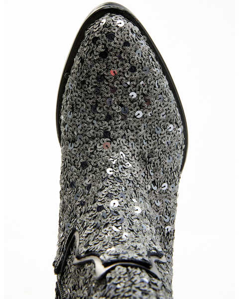 Image #6 - Shyanne Women's Dolly Western Booties - Medium Toe, Silver, hi-res