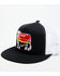 Image #1 - Lazy J Ranch Men's Sunset Cow Patch Mesh-Back Ball Cap, Black, hi-res