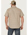 Image #4 - Moonshine Spirit Men's Vinyl Printed Short Sleeve Snap Western Shirt, Tan, hi-res
