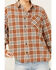 Image #3 - Cleo + Wolf Women's Aubrey Plaid Print Long Sleeve Button-Down Western Shirt, Chocolate, hi-res
