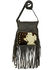 Image #1 - American West Women's Hair-On Pony Fringe Crossbody Bag, Chocolate, hi-res