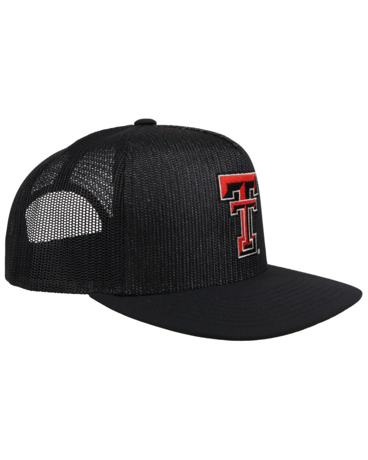 Image #4 - Hey Men's Texas Tech Logo Patch Mesh Ball Cap, Black, hi-res