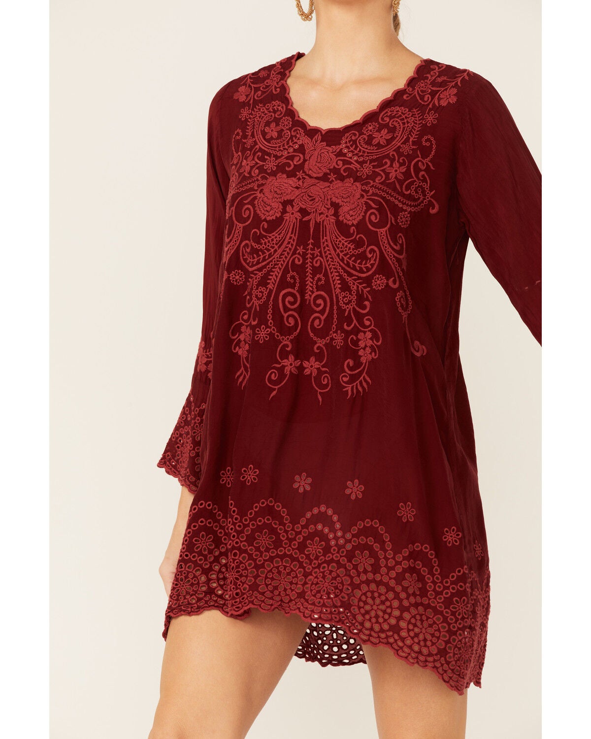 Johnny Was Women's Garnet Rhine Long 