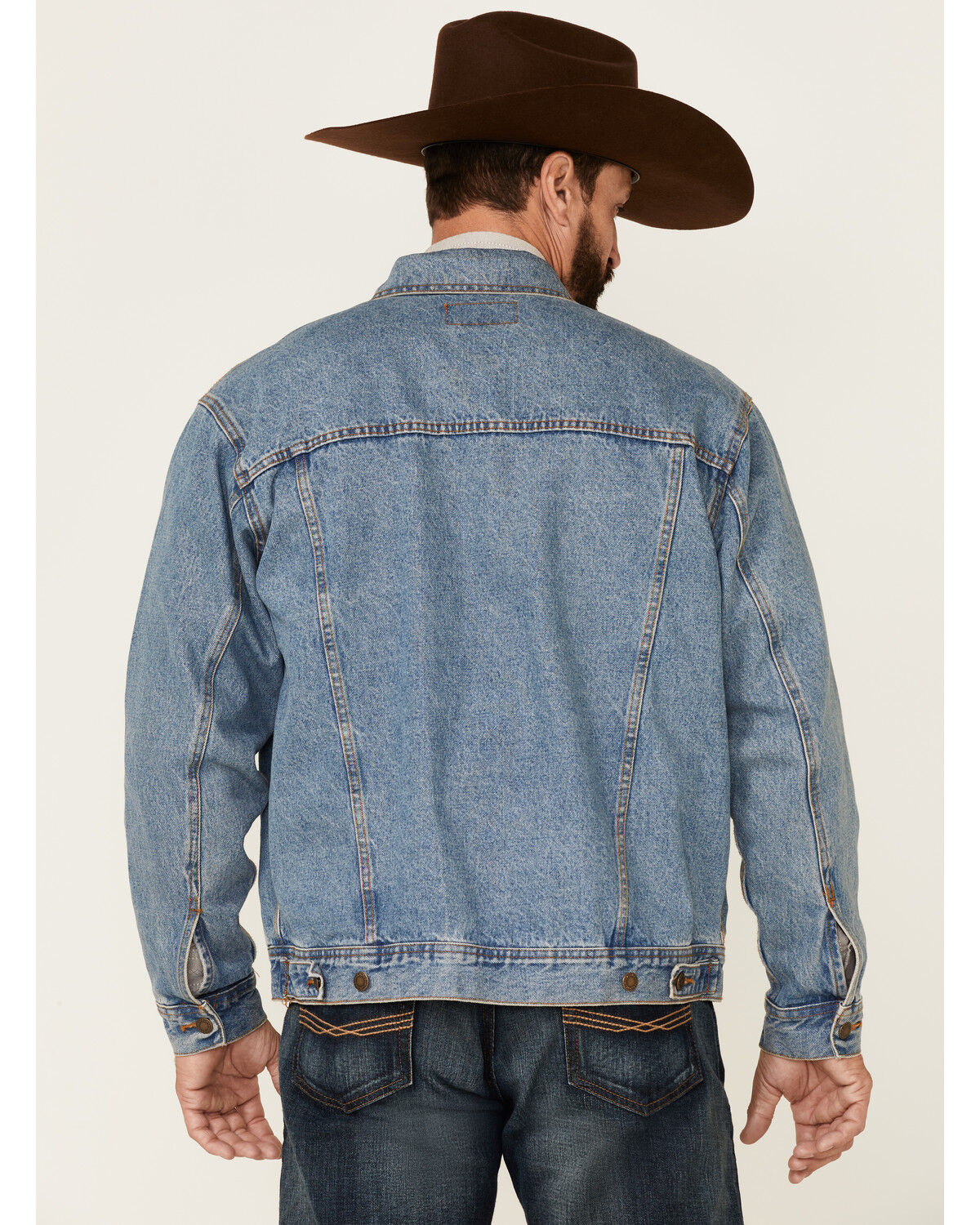 Image #4 - Wrangler Rugged Wear Denim Jacket, Vintage, hi-res
