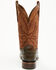 Image #5 - Corral Men's Exotic Caiman Western Boots - Broad Square Toe, Black, hi-res