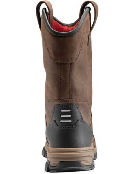 Image #5 - Avenger Men's Ripsaw Waterproof PR Pull On Work Boot - Aluminum Protective Toe, Brown, hi-res