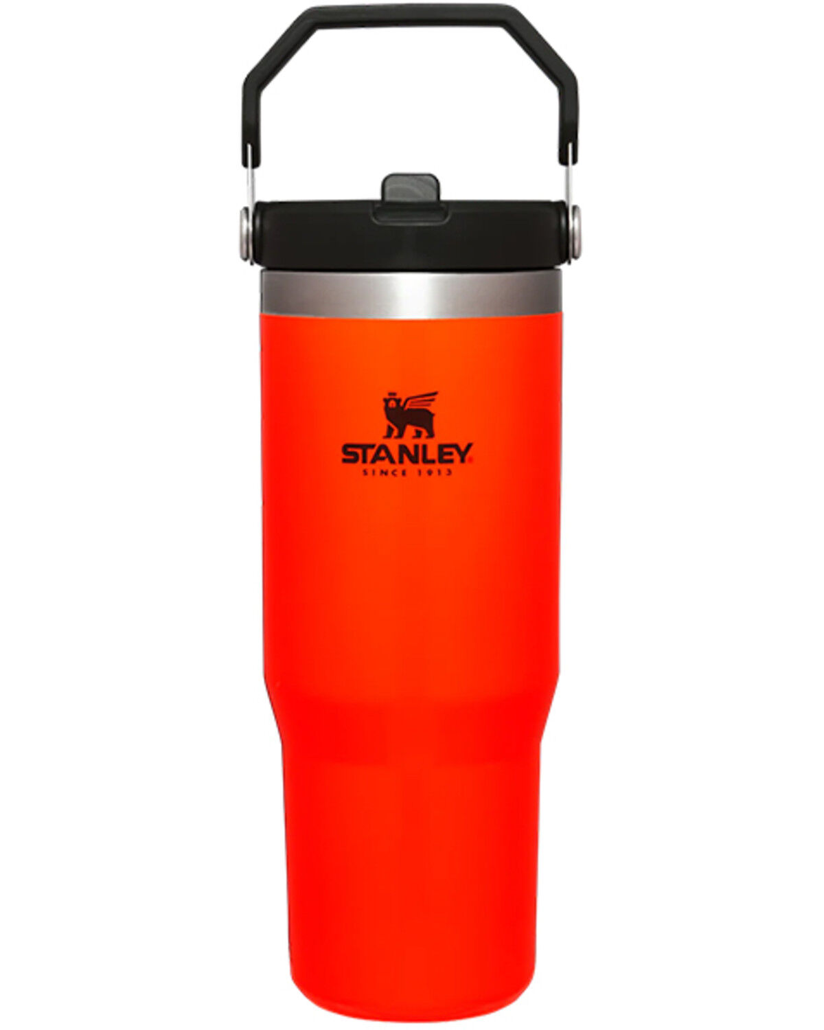 Image #1 - Stanley IceFlow™ Flip Straw 30oz Tumbler, Bright Orange, hi-res