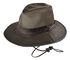 Safari Weathered with Mesh UPF50 Outback Hat, Brown, hi-res