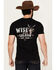 Image #1 - Cowboy Hardware Men's Wise Ass Saloon Short Sleeve Graphic T-Shirt, Black, hi-res