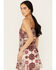 Image #4 - Shyanne Women's Printed Challis Mini Slip Dress, Taupe, hi-res