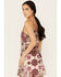 Image #4 - Shyanne Women's Printed Challis Mini Slip Dress, Taupe, hi-res