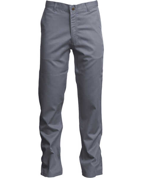 Lapco Men's FR UltraSoft Uniform Straight Leg Pants, Grey, hi-res