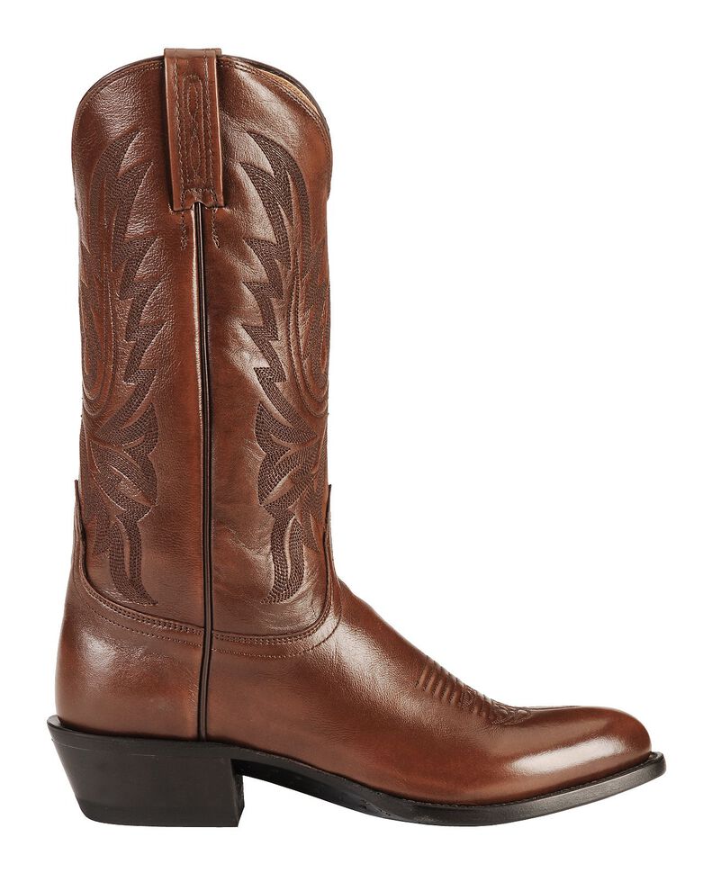 Lucchese Handmade Lonestar Calf Cowboy Boots Medium Toe Sheplers