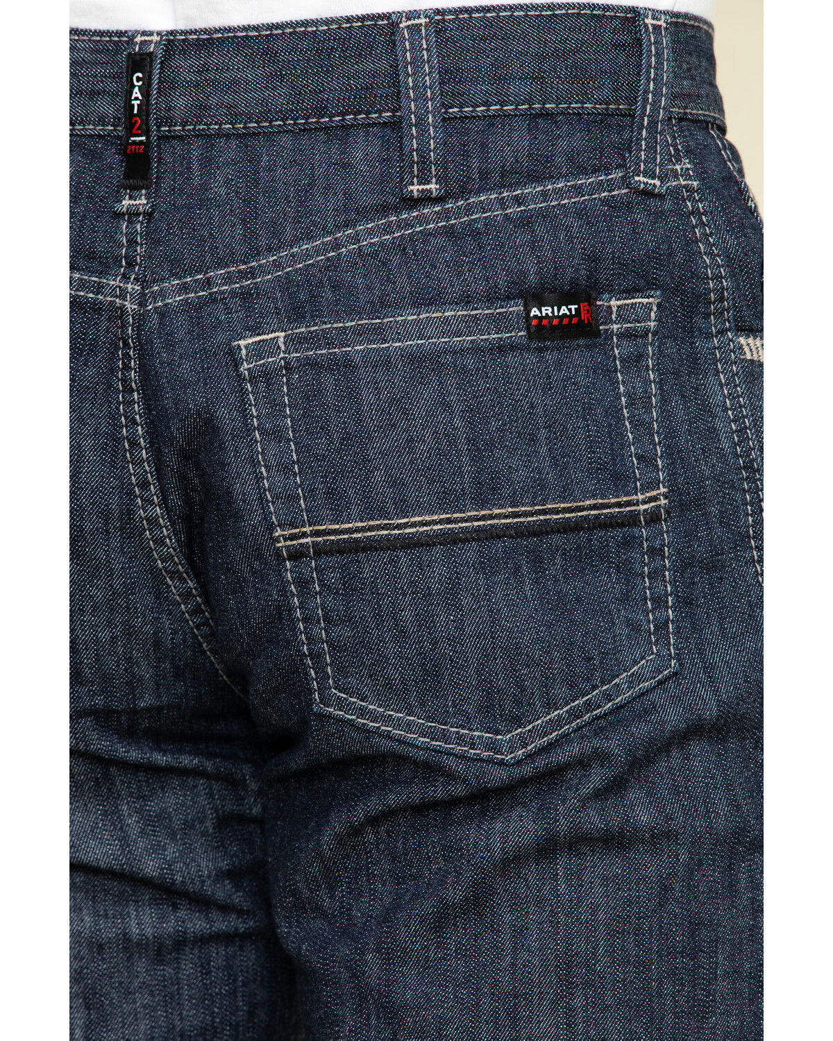 Image #4 - Ariat Men's M4 FR Armor Low Stretch Relaxed Bootcut Work Jeans, , hi-res