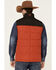 Image #4 - Ariat Men's Orange Color Block CC Crius Zip-Front Vest , Orange, hi-res