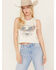 Image #2 - Youth in Revolt Women's Born to Soar Eagle Studded Tank, Cream, hi-res