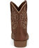 Image #5 - Justin Boys' Canter Western Boots - Broad Square Toe, Brown, hi-res
