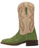 Dan Post Women's Seabass Western Boots - Broad Square Toe, Green, hi-res
