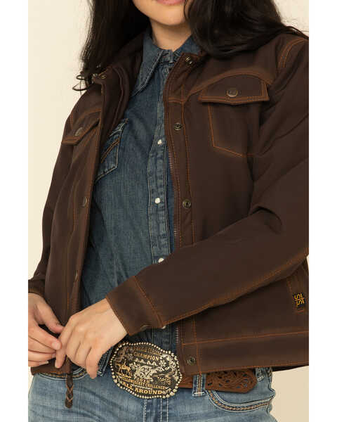 Image #3 - STS Ranchwear Women's Brown Brumby Softshell Jacket , Brown, hi-res