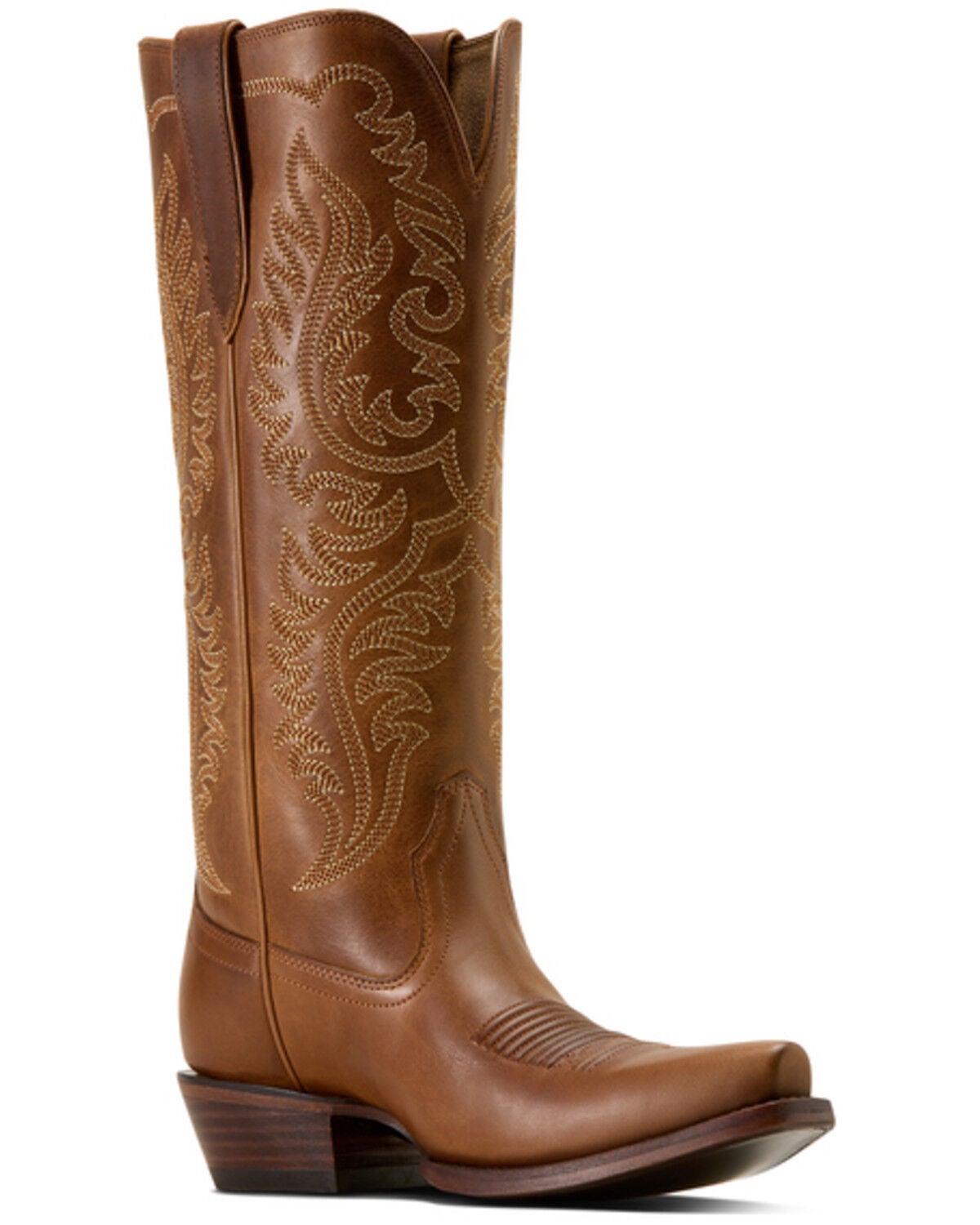 Image #1 - Ariat Women's Ellamore Tall Western Boots - Snip Toe, Brown, hi-res