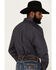 Image #4 - RANK 45® Men's Wayne Geo Print Long Sleeve Button-Down Stretch Western Shirt, Grey, hi-res