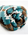 Image #1 - Boot Barn Ranch Southwestern Print Faux Fur Blanket, Turquoise, hi-res