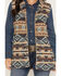 Image #3 - Outback Trading Co Women's Southwestern Whipstitch Button-Down Vest, Multi, hi-res
