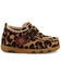 Image #2 - Twisted X Toddler Girls' Leopard Driving Moc Shoes - Moc Toe , Leopard, hi-res