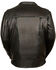 Image #3 - Milwaukee Leather Men's Utility Pocket Motorcycle Jacket - 3X, Black, hi-res