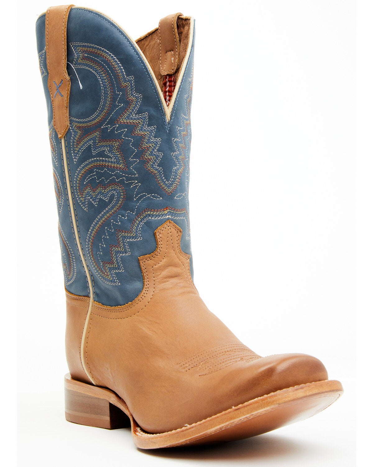 Twisted X Men's Rancher Western Boots - Broad Square Toe, Tan, hi-res