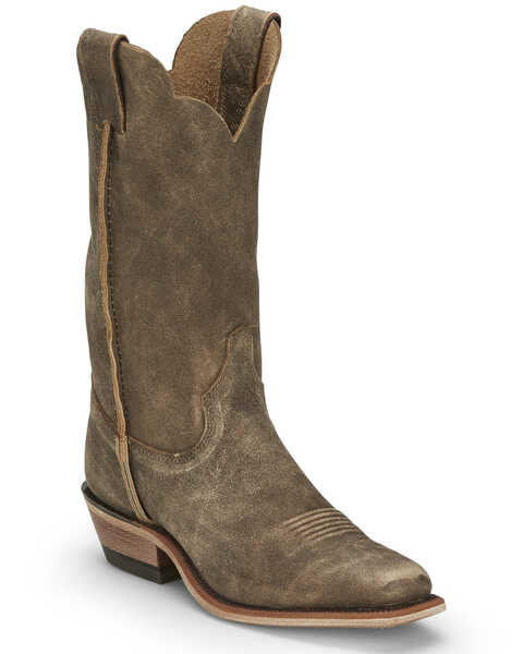 Justin Women's Bamboo Kamikaze Western Boots - Square Toe, Brown, hi-res