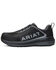 Ariat Women's Outpace Lace-Up Safety Work Sneaker - Composite Toe , Black, hi-res